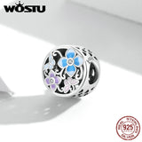 925 Silver Secret Garden Women Charm Beads DIY Necklace Bracelet