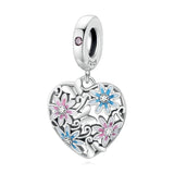 925 Silver Secret Garden Women Charm Beads DIY Necklace Bracelet