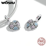 925 Silver Secret Garden Women Charm Beads DIY Necklace Bracelet