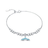925 Sterling Silver Chain Link Bracelet Wedding Female Jewelry