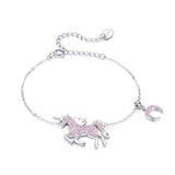 925 Sterling Silver Chain Link Bracelet Wedding Female Jewelry