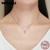 925 Sterling Silver Heart & Clear CZ Spacer Bead for Charm Bracelet