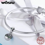 925 Silver Love Box Dangle Beads Charm Jewelry Making Gift