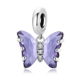 Butterfly Pendant Charm for Silver Bracelet or Necklace FNC423