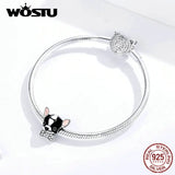 925 Silver Chihuahua Dog Charm Pendant for Bracelet CQC1310