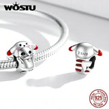 925 Silver Animal Beads for Bracelet DIY Bangle FIC2008