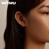 925 Sterling Silver Frog Stud Earrings for Women Party Jewelry