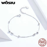 925 Silver Heart Bracelet for Women CQB172