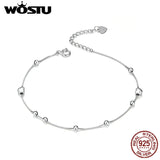 925 Silver Heart Bracelet for Women CQB172