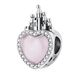 925 Silver Heart Pendent Charms for Mother's Jewelry