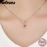 925 Silver Intertwined Hearts Pendant Charm for DIY Jewelry Lover Gift