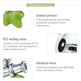 925 Sterling Silver Panda & Bamboo Beads Charm for Bracelet
