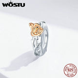 925 Silver Rose Flower Charms for DIY Jewelry Making