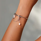 925 Silver Rose Flower Charms for DIY Jewelry Making