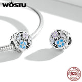 925 Silver Secret Garden Charms Pendants for DIY Necklace Original Bracelet