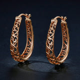 Vintage 925 Sterling Silver Snake Hoop Earrings Wedding Jewelry