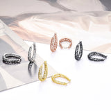 Vintage 925 Sterling Silver Snake Hoop Earrings Wedding Jewelry