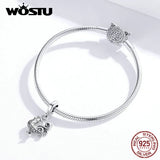 Rooster Beads 925 Silver Animal Charms Fit Bracelet FIC1337