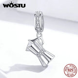 Zircon Silver Coffee Cup Charm 925 Sterling Silver Bead for Bracelet DIY Jewelry