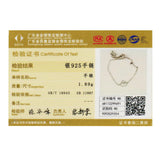 925 Sterling Silver Heartbeat Bracelet For Women Fine Jewelry