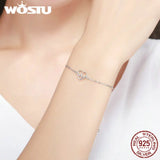 925 Sterling Silver Heartbeat Bracelet For Women Fine Jewelry