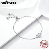 925 Sterling Silver Heartbeat Bracelet For Women Fine Jewelry