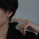 925 Silver Chain Spiket Ear Line Earrings Women Wedding Jewelry Gift