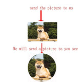 Custom Dog Paw Photo Necklace Pendant for Pet Lovers