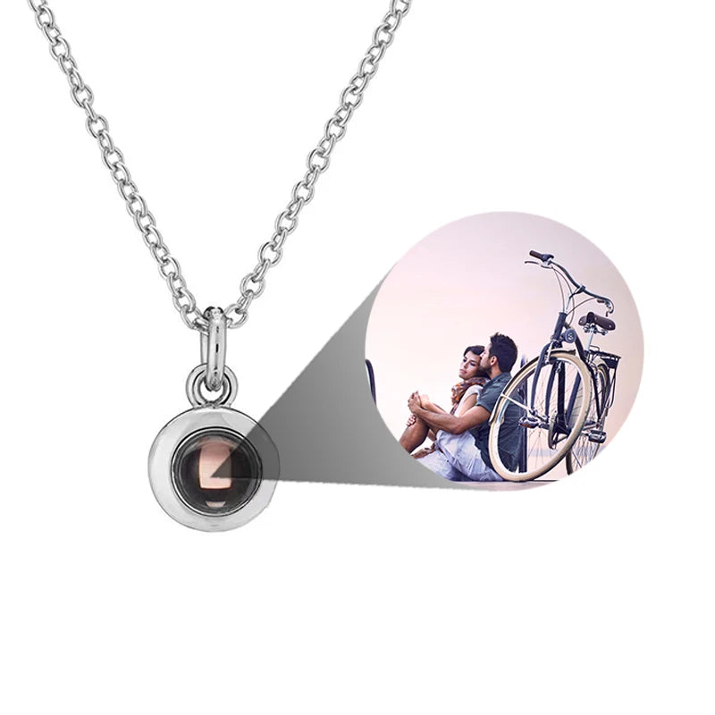 Custom Dog Paw Photo Necklace Pendant for Pet Lovers