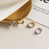 925 Silver Zircon Diamond Stud Earrings Women