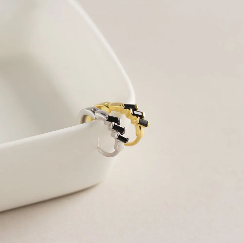 925 Silver Zircon Diamond Stud Earrings Women