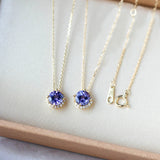 925 Silver Diamond Necklace for Women
