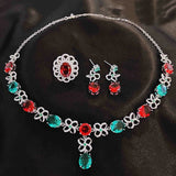 Advanced Women Earrings Tourmaline Zircon Jewelry Wedding Gift