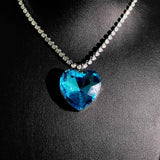 Heart of the Sea Diamond Necklace for Women