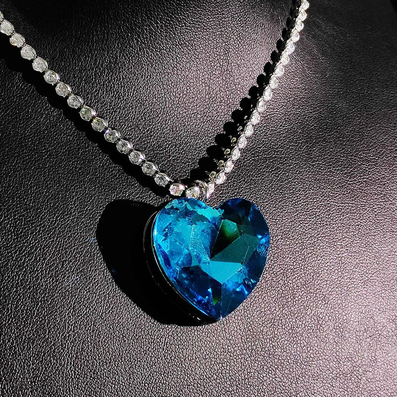 Heart of the Sea Diamond Necklace for Women