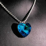Heart of the Sea Diamond Necklace for Women