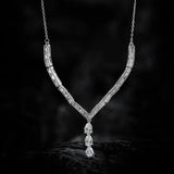 Water Drop Necklace Y-shape Female Jewelry Wedding Girl Gift