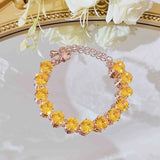 Elegant Women's Diamond Bracelet Zircon Jewelry Gift