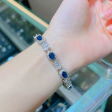 High Carbon Zircon Gem Bracelet for Women