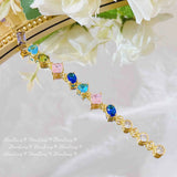 Rainbow Bracelet Candy Female Brilliant Jewelry Wedding Girl Gift