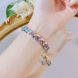 Rainbow Zircon Bracelet for Women