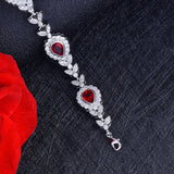 Water Drop Gem Zircon Bracelet Wedding Jewelry Gift