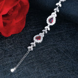Water Drop Gem Zircon Bracelet Wedding Jewelry Gift