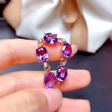 Women's Amethyst Bracelet Wedding Gift