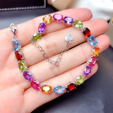 Synthetic Tourmaline Rainbow Bracelet Wedding Gift