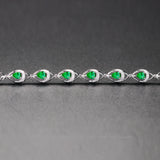 Green Tourmaline Bracelet for Women