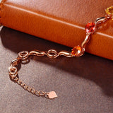 Women's Synthetic Tourmaline Gemstone Bracelet Jewelry Wedding Gift