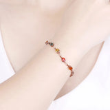 Women's Synthetic Tourmaline Gemstone Bracelet Jewelry Wedding Gift