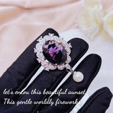 Women's Tears Pearl Pendant Necklace High Carbon Diamond Jewelry