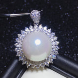 Elegant Zircon Diamond Pendant Necklace